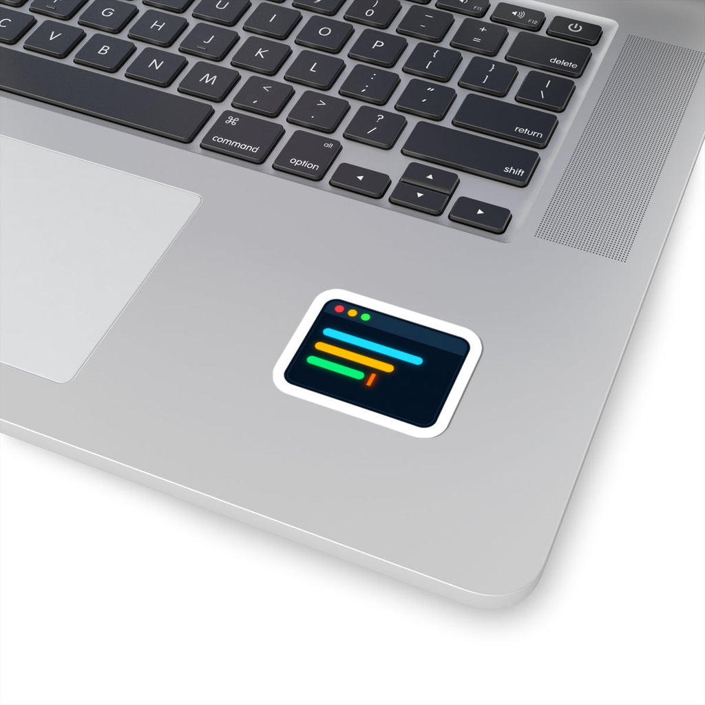 BUILD BREAK SHIP Coding Terminal Sticker | Developer Laptop Decal Printify