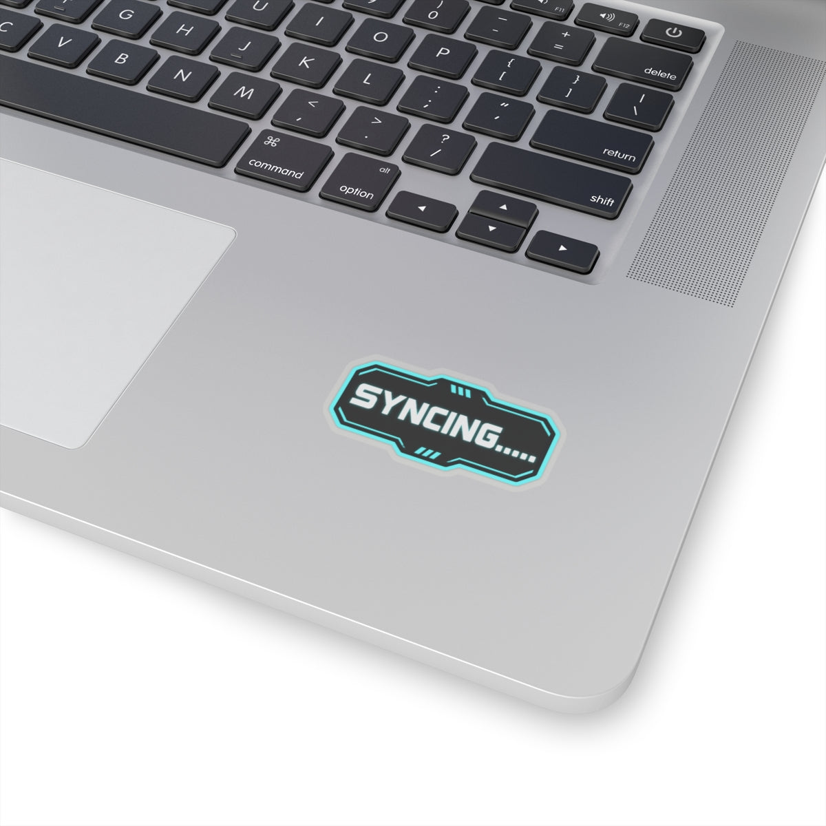 SYNCING...... Cyber Terminal Sticker | Programmer Laptop Decal Printify
