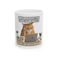 I Was Productive for Five Minutes Then I Needed a Break Cat Mug Printify