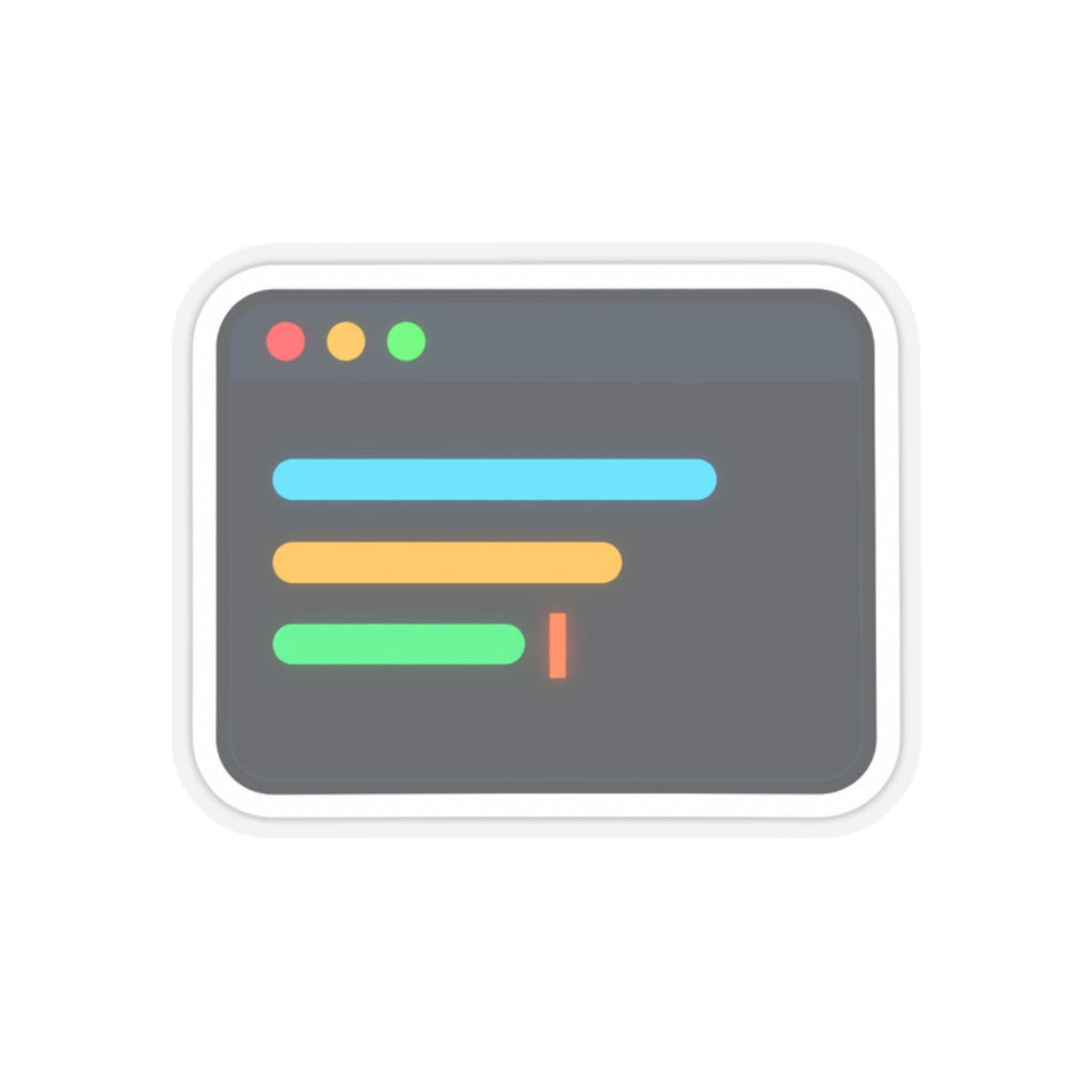 BUILD BREAK SHIP Coding Terminal Sticker | Developer Laptop Decal Printify