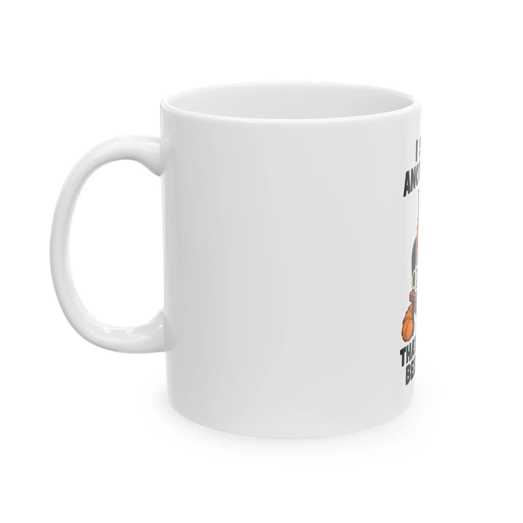 I Survived Another Meeting Cat Ceramic Mug Printify