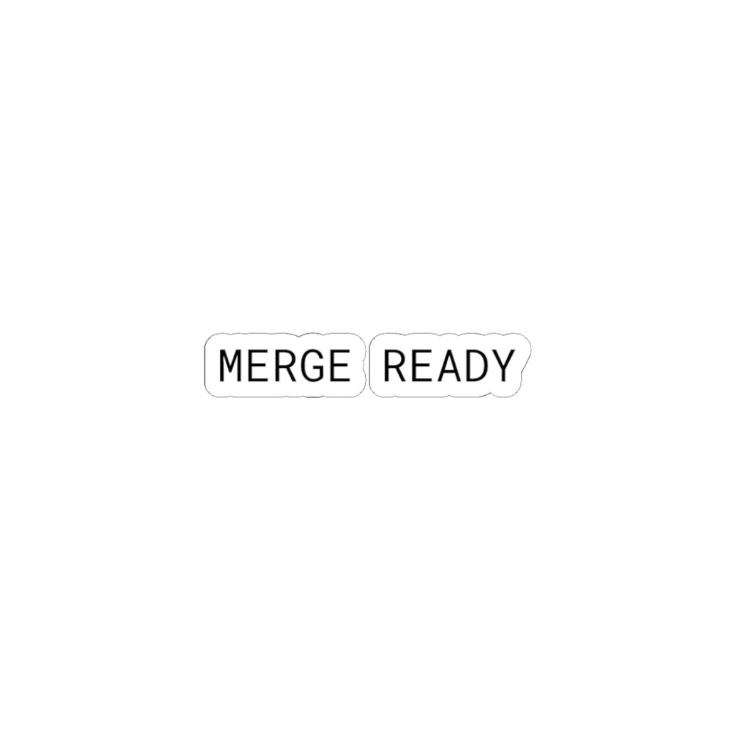 MERGE READY | Developer Status Sticker Printify