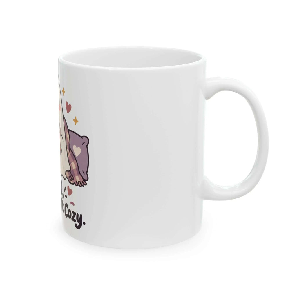 Boo But Make It Cozy Ghost Halloween Mug Printify