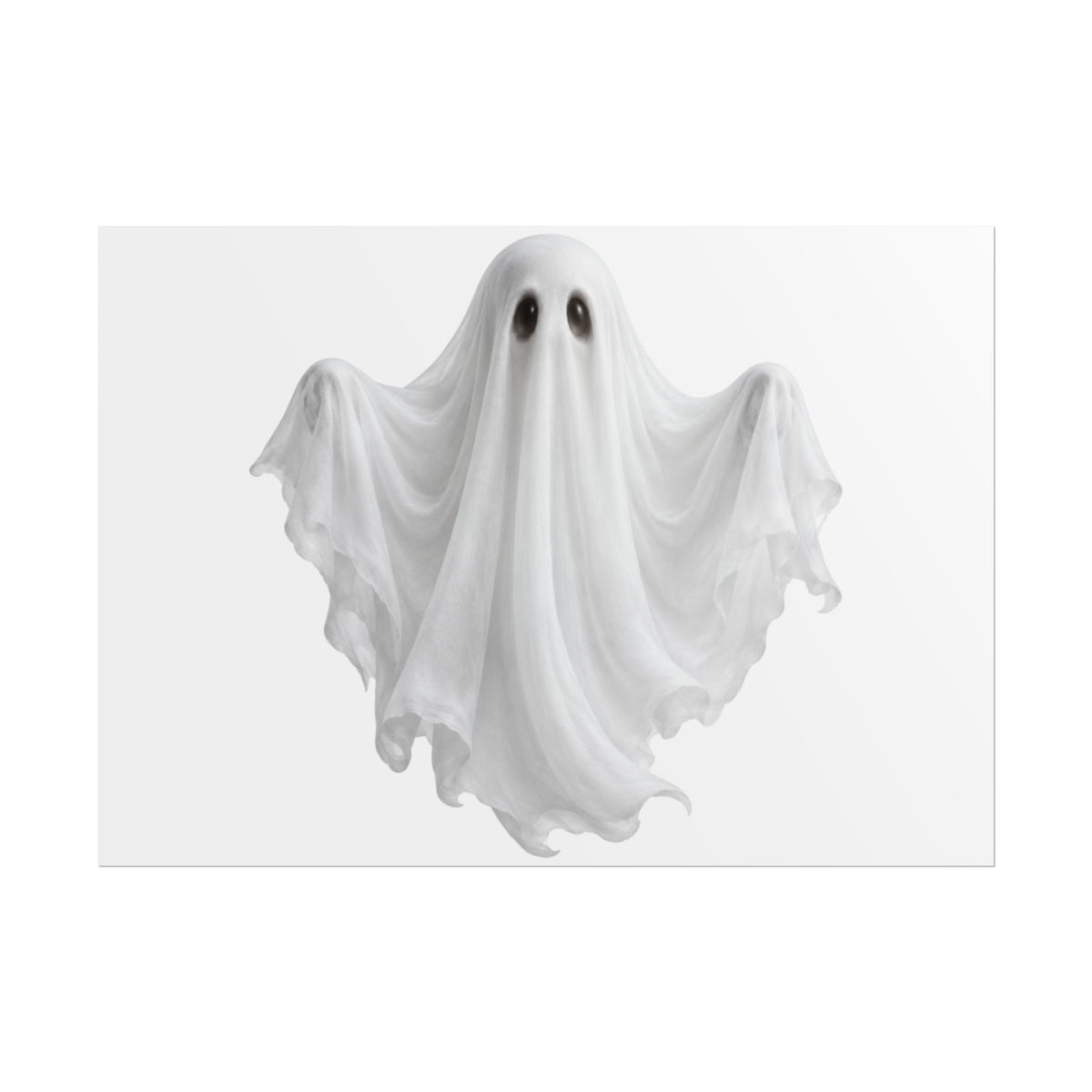 Ghost Rolled Poster – Spooky Halloween Wall Art