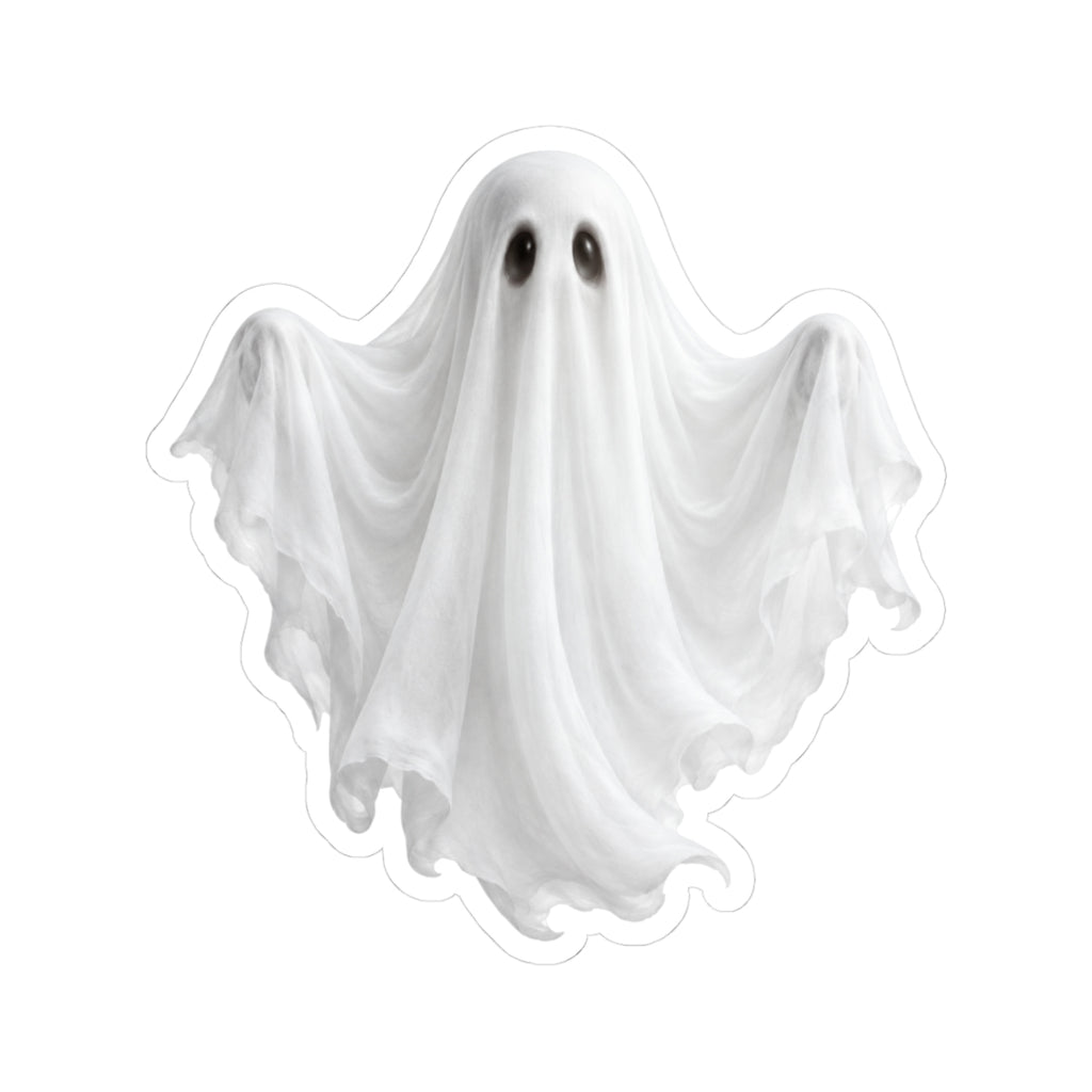 Cute Ghost Kiss-Cut Sticker