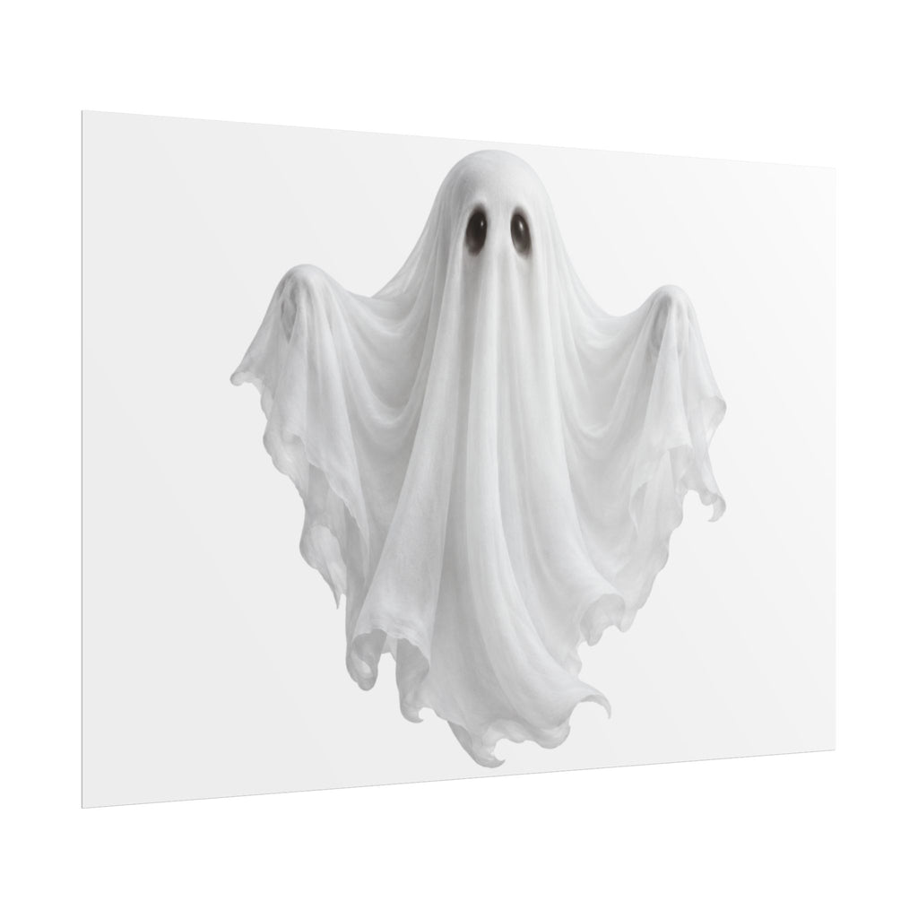 Ghost Rolled Poster – Spooky Halloween Wall Art