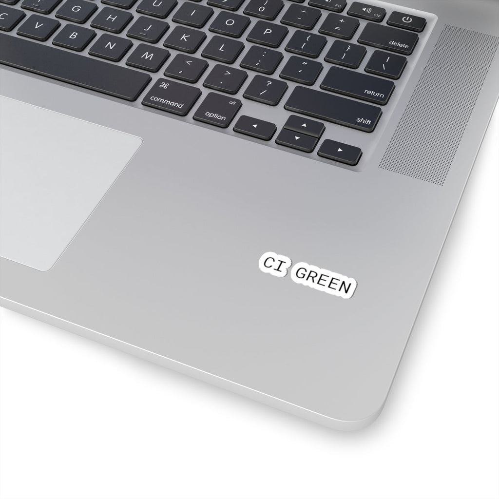CI GREEN | Developer Status Sticker Printify