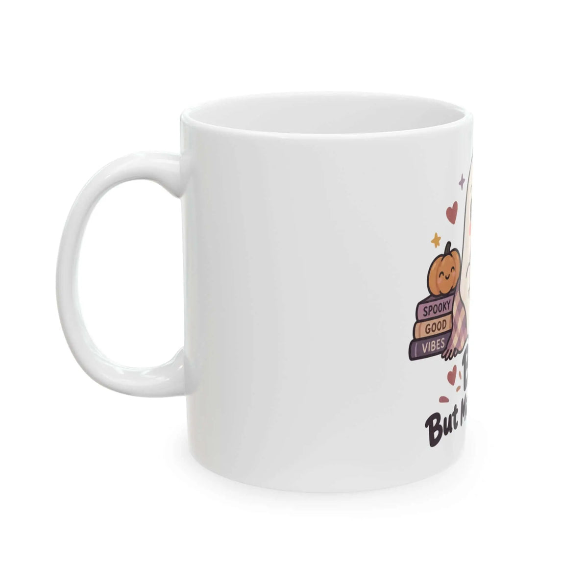 Boo But Make It Cozy Ghost Halloween Mug Printify