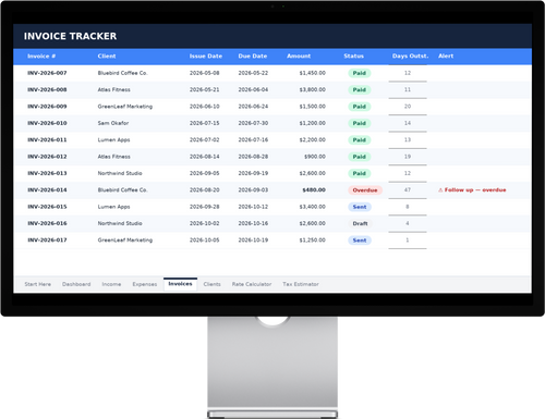 Freelancer Business OS — The all-in-one finance, invoicing & client toolkit for freelancers and solopreneurs