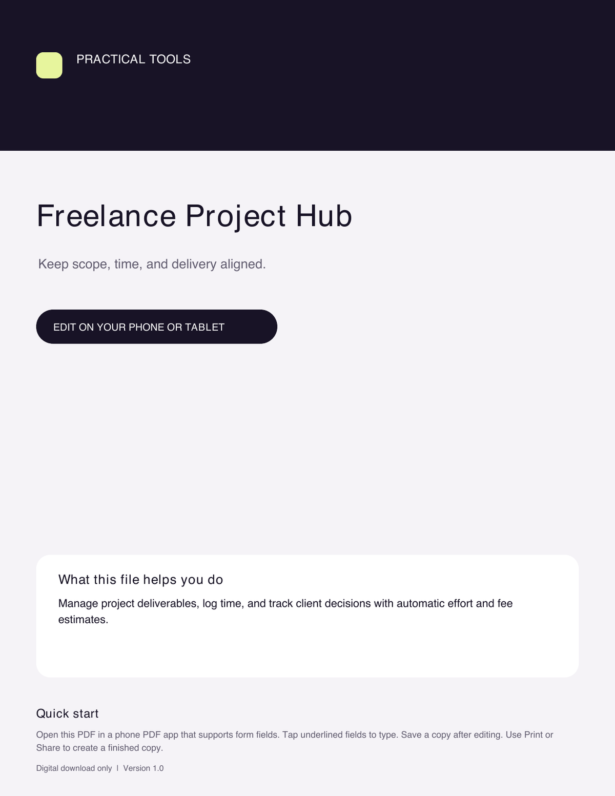Freelance Project Hub