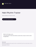 Habit Rhythm Tracker