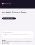 Job Search Command Center