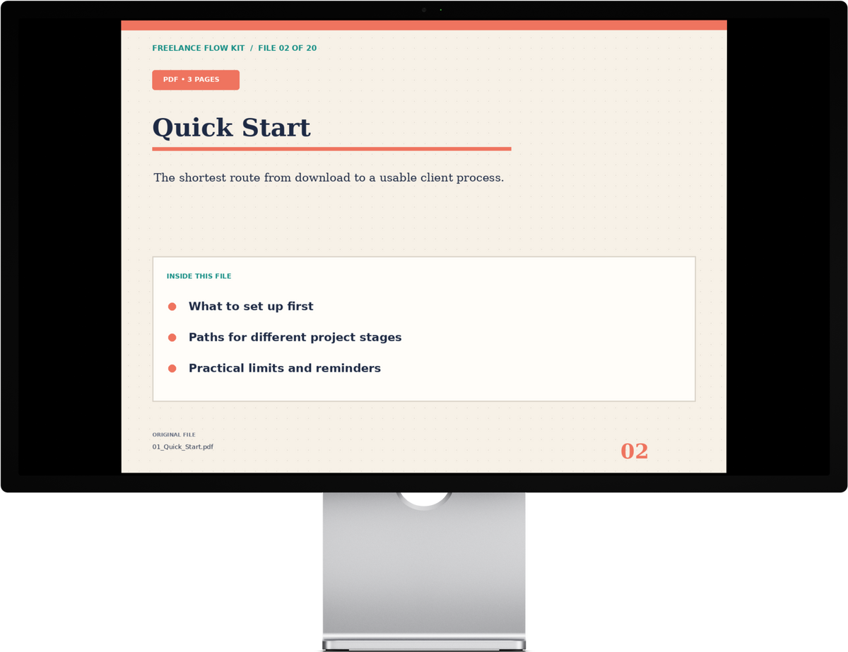 Freelance Flow Kit: Client Onboarding Templates, Proposal, Pricing Calculator & Scope of Work