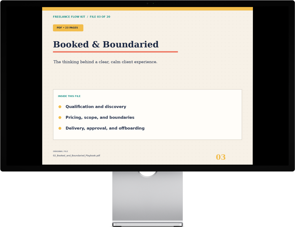 Freelance Flow Kit: Client Onboarding Templates, Proposal, Pricing Calculator & Scope of Work