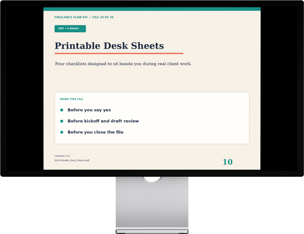 Freelance Flow Kit: Client Onboarding Templates, Proposal, Pricing Calculator & Scope of Work